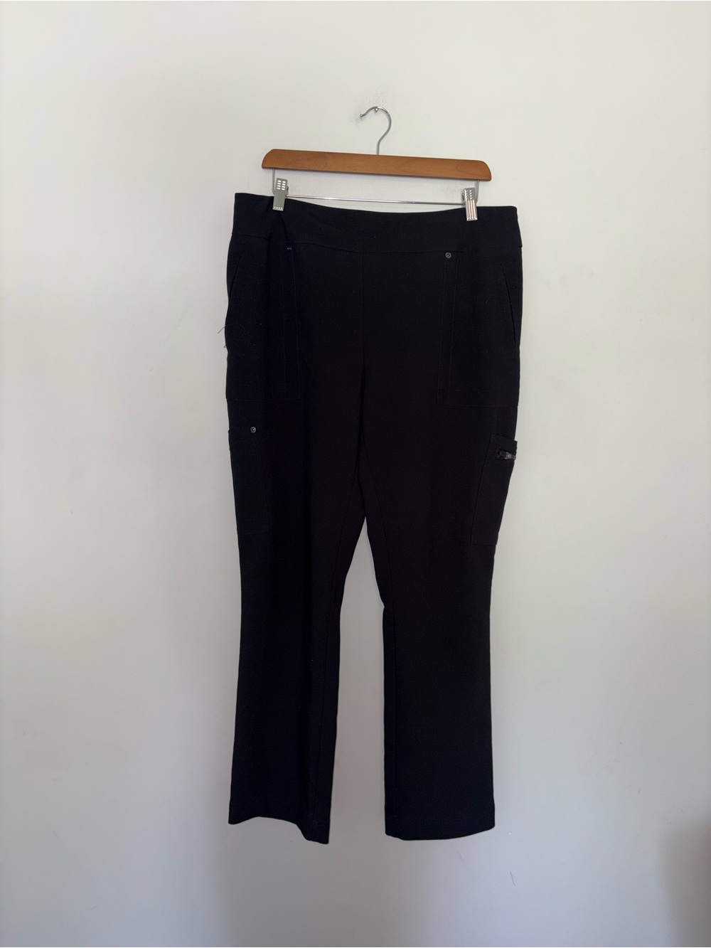 Health Pro | Black Straight Leg Scrub Pants